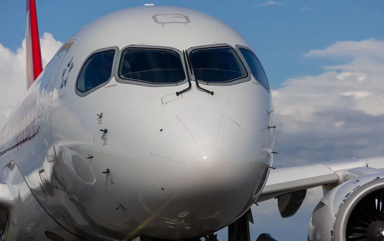 Plane by Turkish Airlines